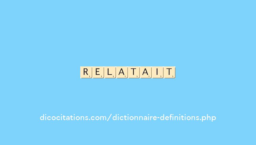 relatait relatait