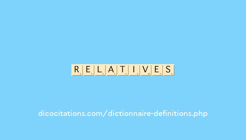 relatives relatives