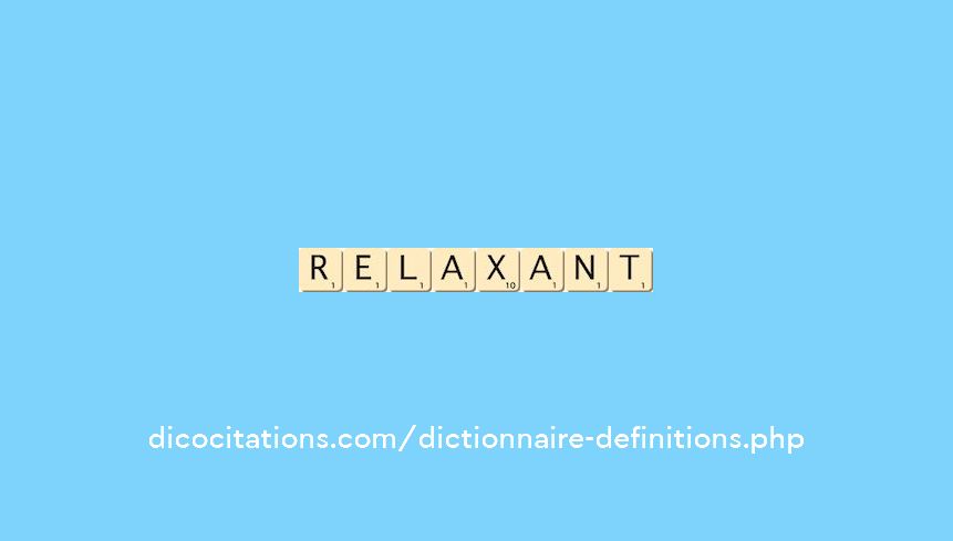 relaxant relaxant