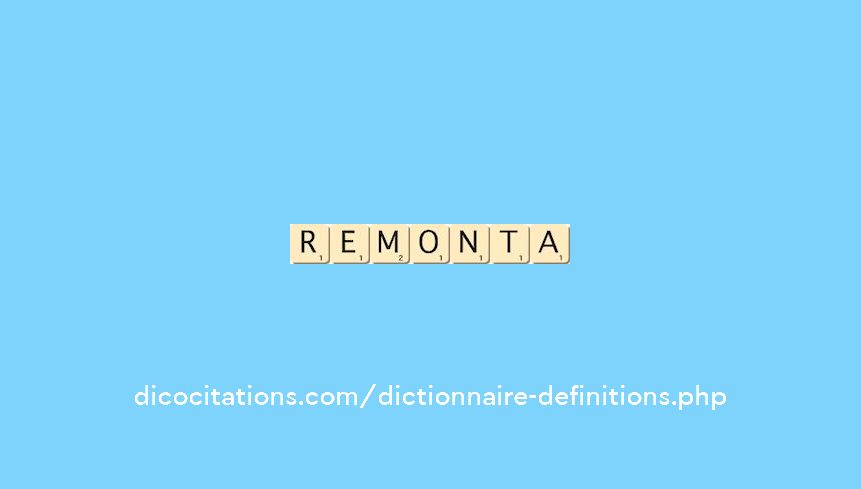 remonta remonta