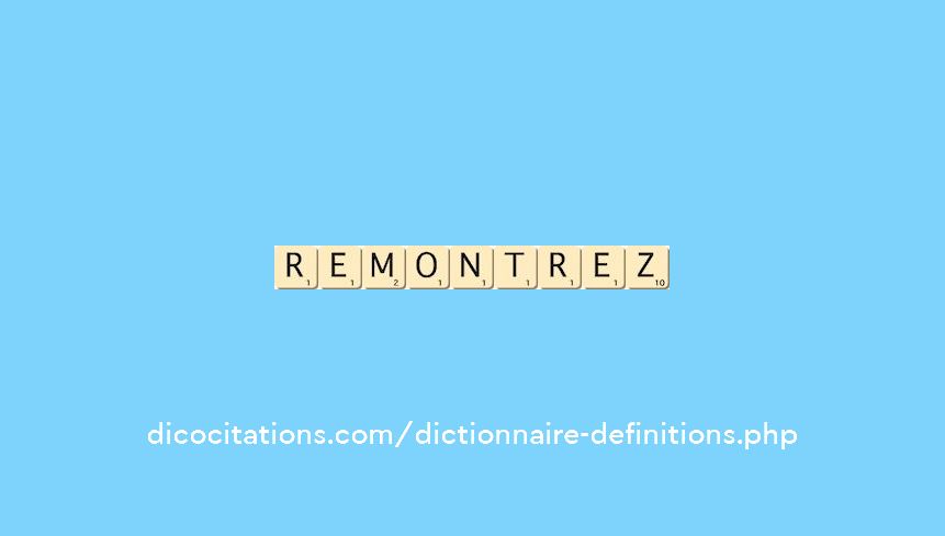 remontrez