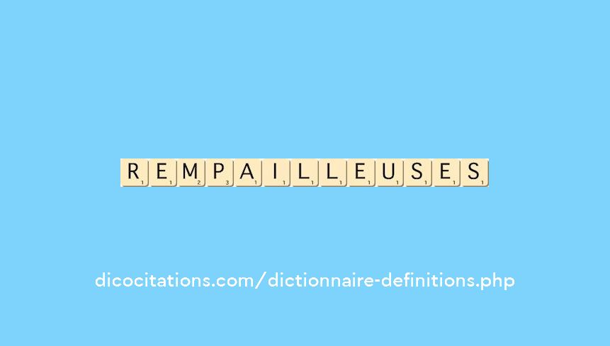 rempailleuses rempailleuses
