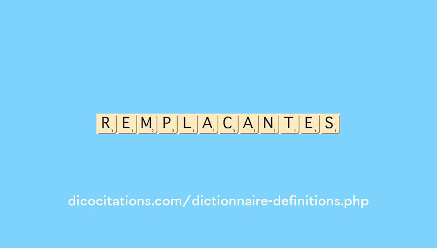 remplacantes remplacantes