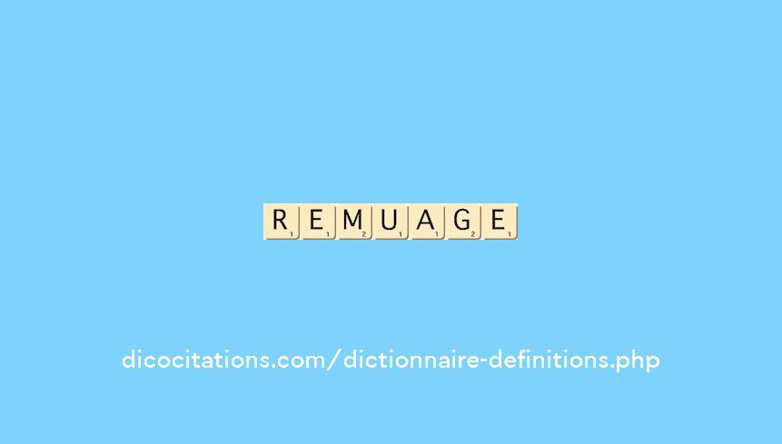 remuage