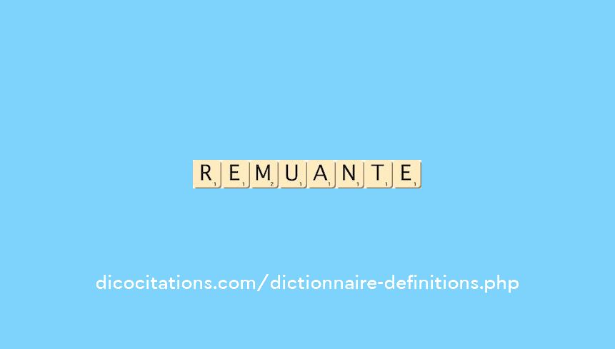 remuante