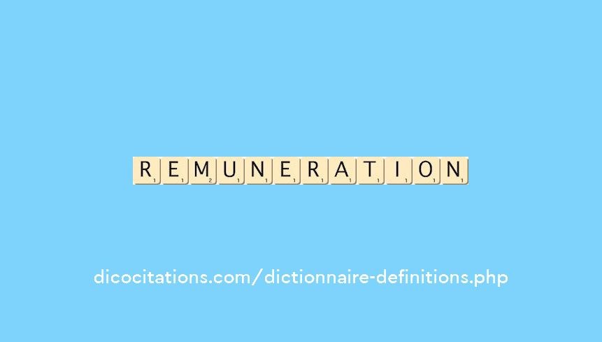 remuneration