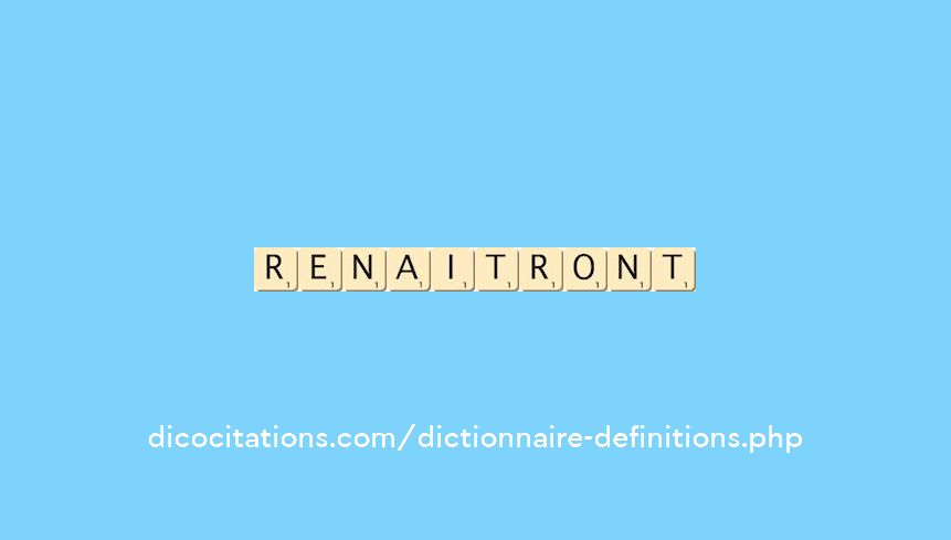 renaitront renaitront