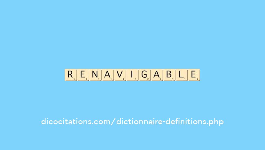 renavigable