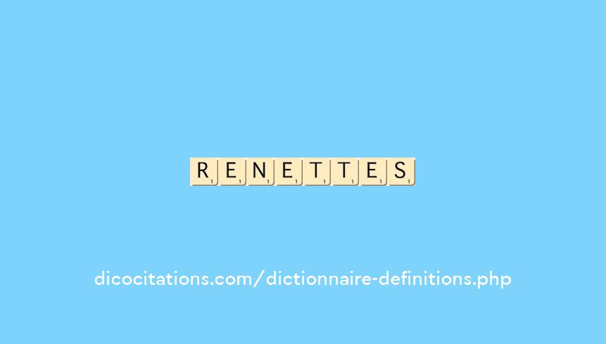 renettes renettes