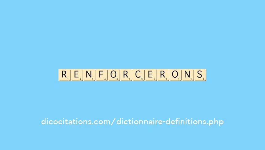renforcerons renforcerons