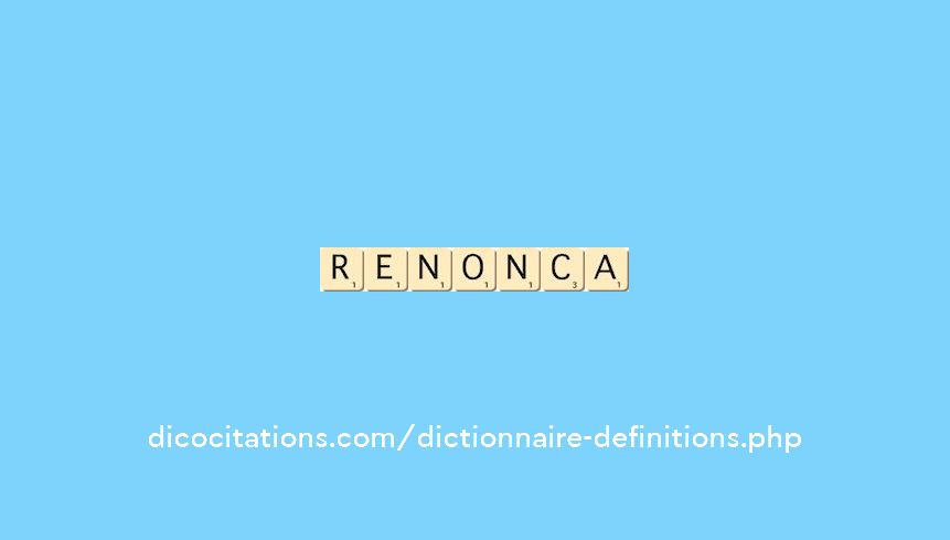 renonca renonca