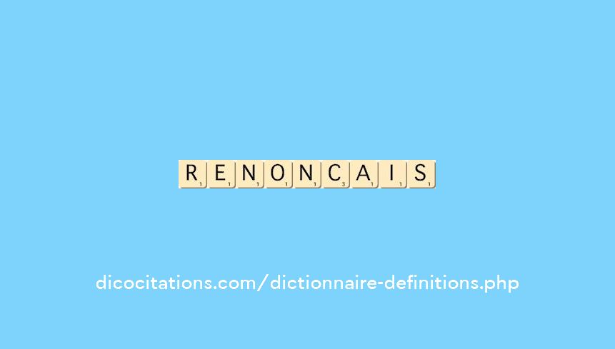 renoncais renoncais