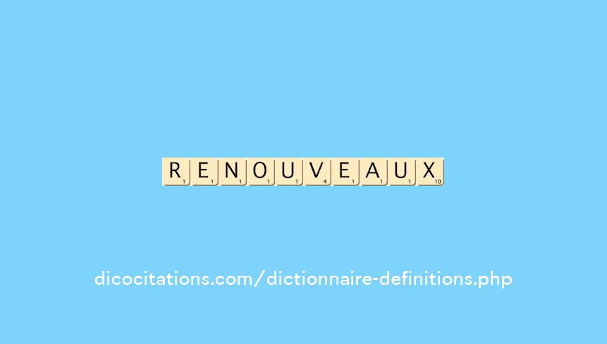 renouveaux