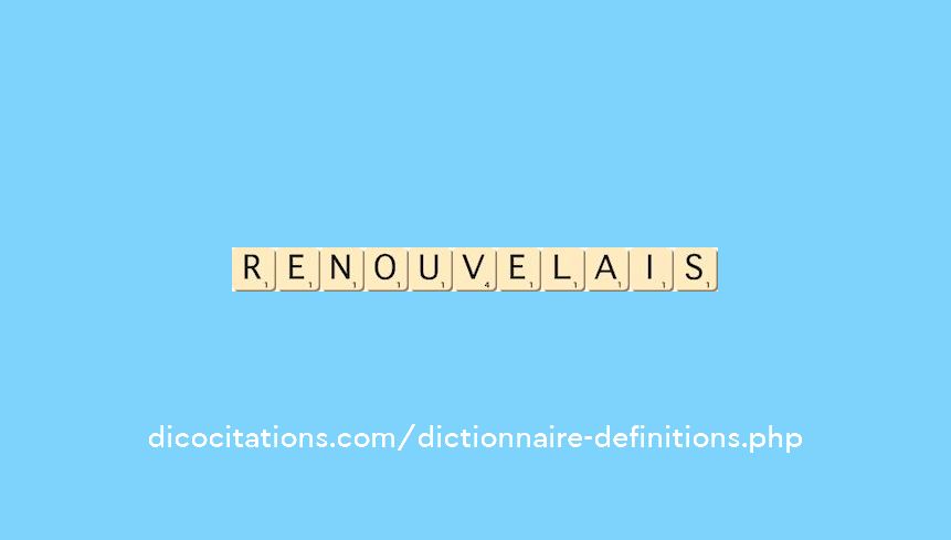 renouvelais renouvelais