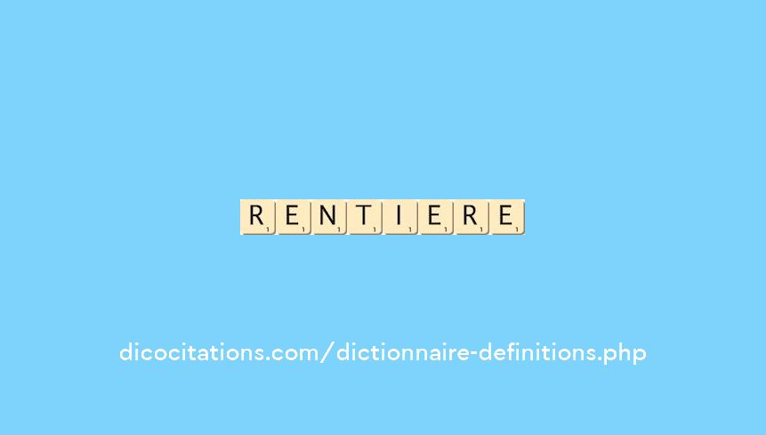 rentiere