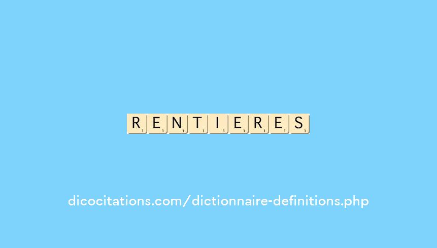rentieres rentieres