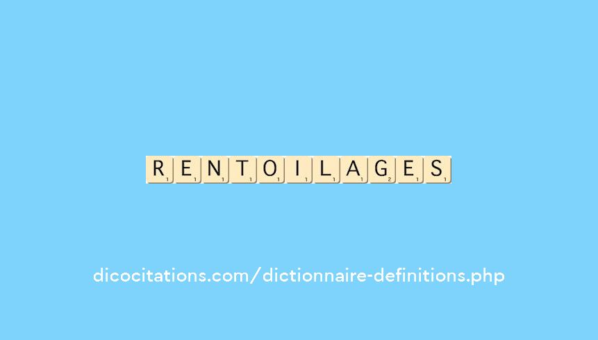 rentoilages rentoilages