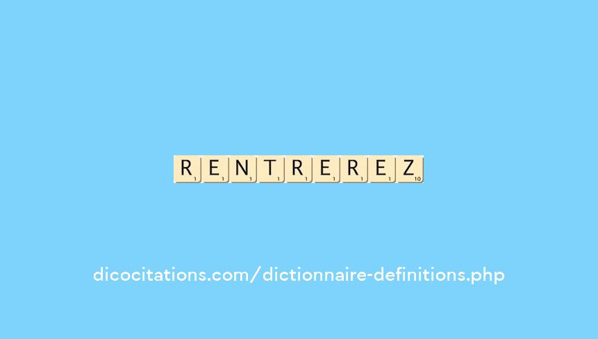 rentrerez