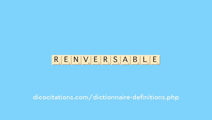 renversable