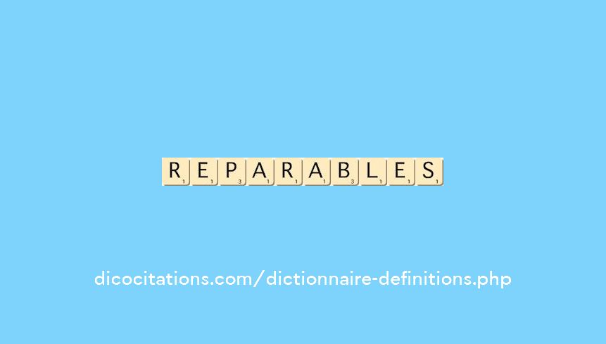 reparables