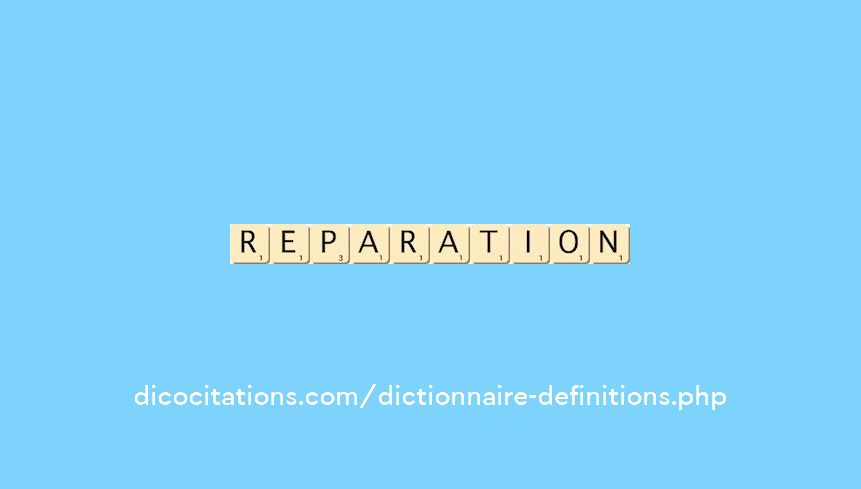 reparation