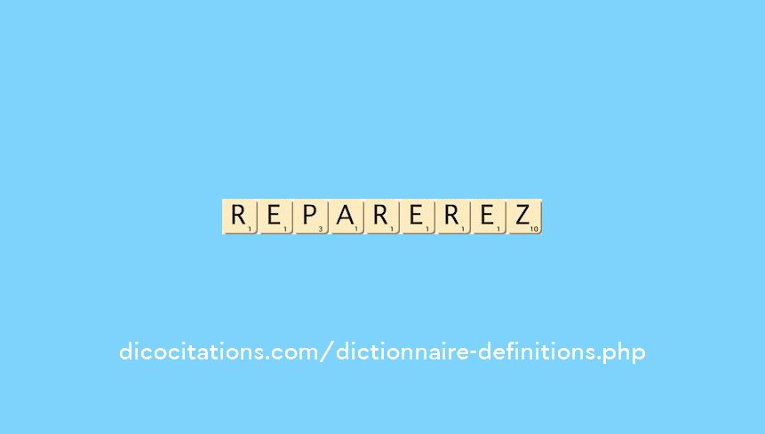 reparerez reparerez