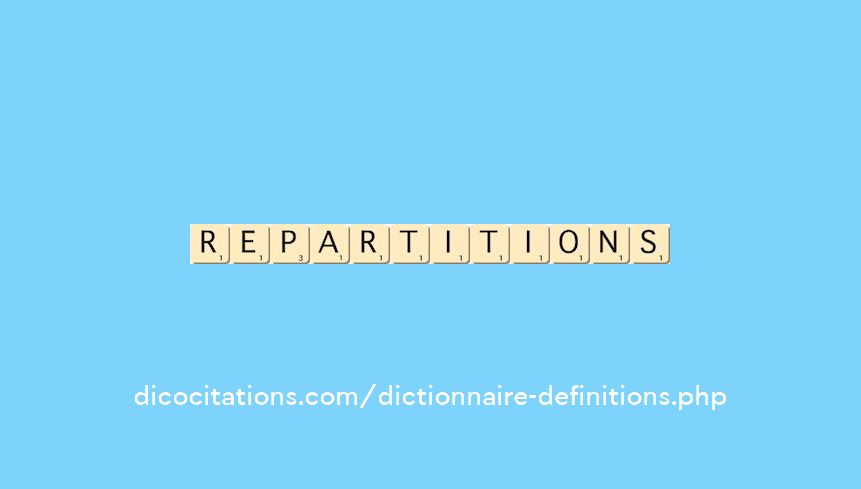 repartitions