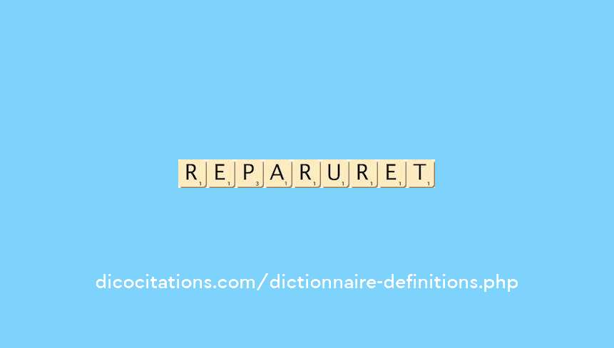 reparurent reparurent