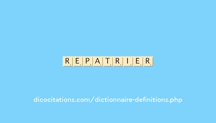 repatrier