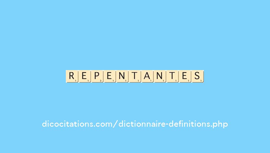 repentantes repentantes