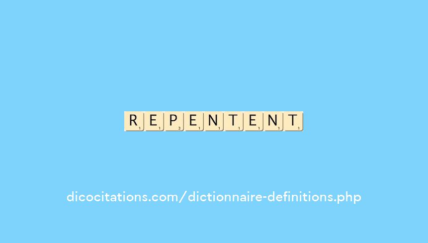 repentent repentent