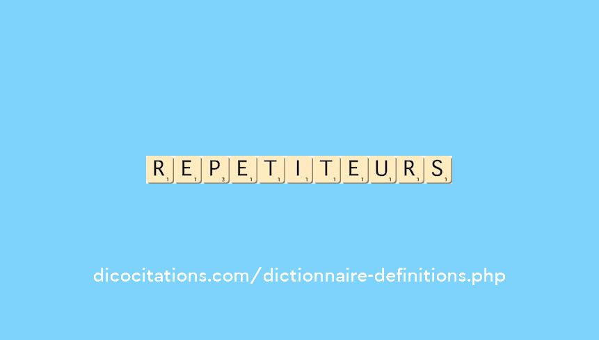 repetiteurs