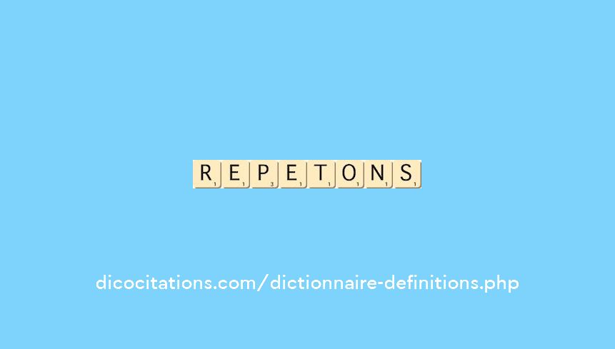 repetons repetons