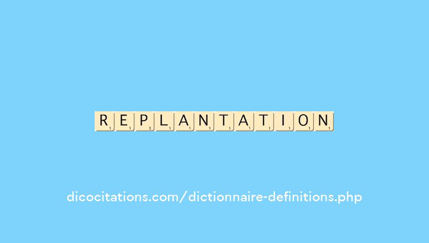 replantation