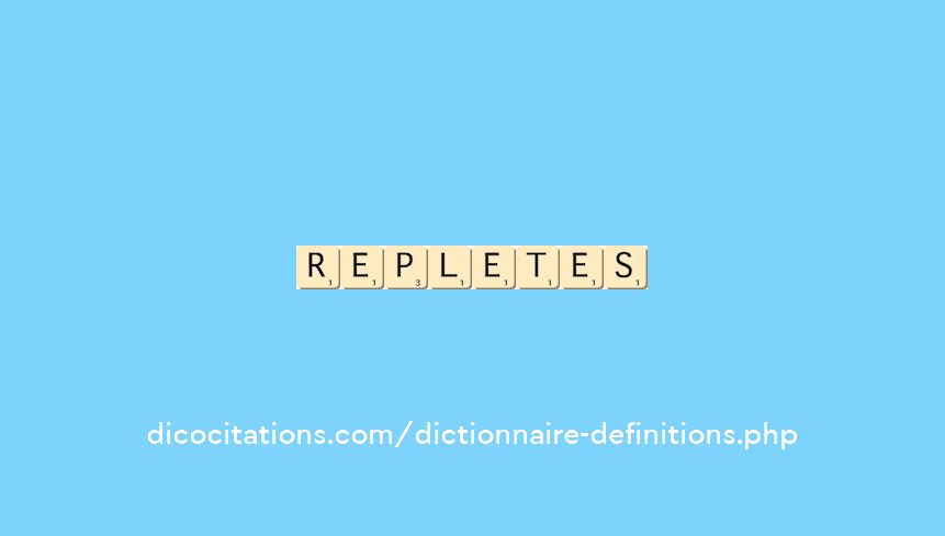 repletes repletes