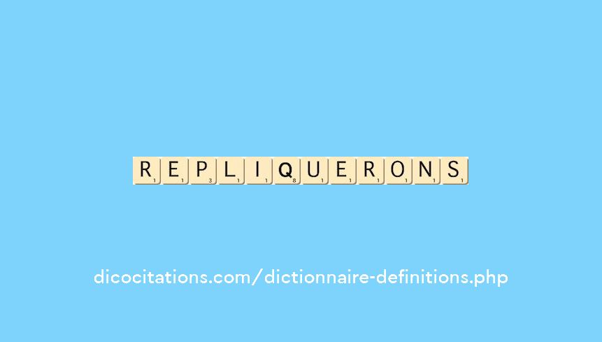 repliquerons repliquerons