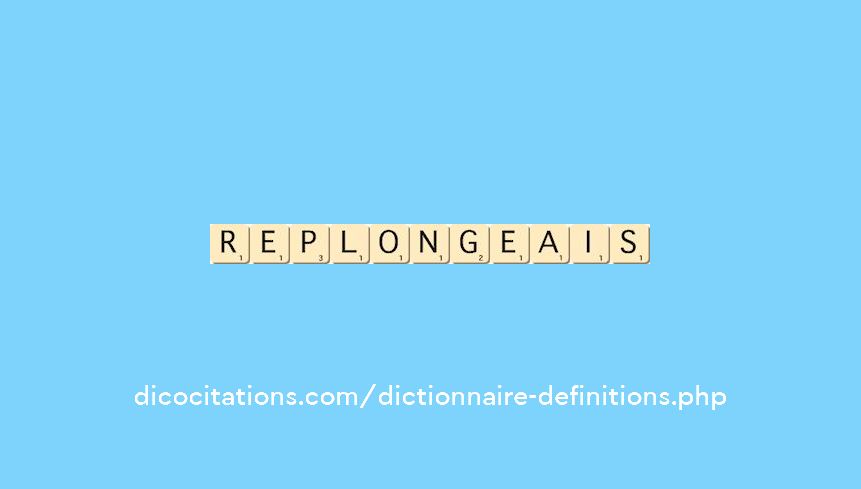 replongeais replongeais