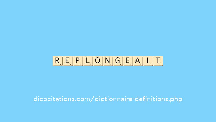 replongeait replongeait