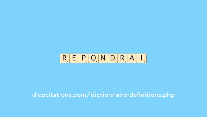 repondrai repondrai
