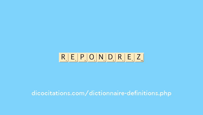 repondrez repondrez