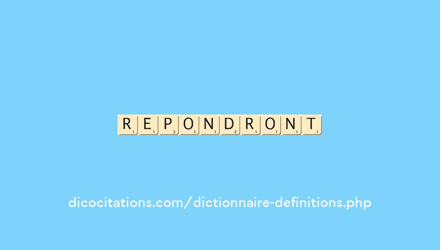 repondront repondront