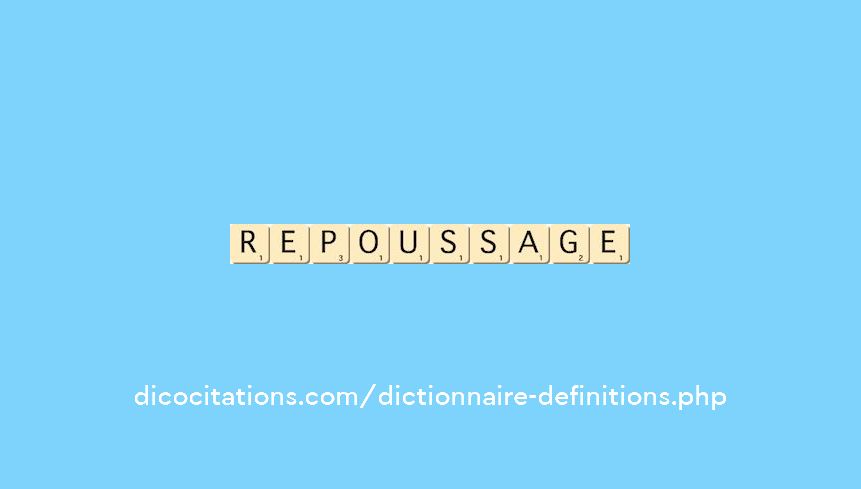 repoussage