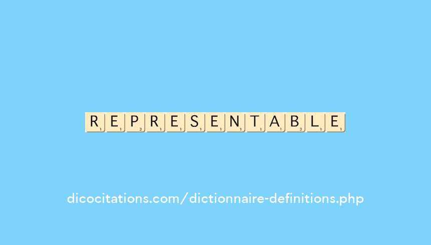 representable