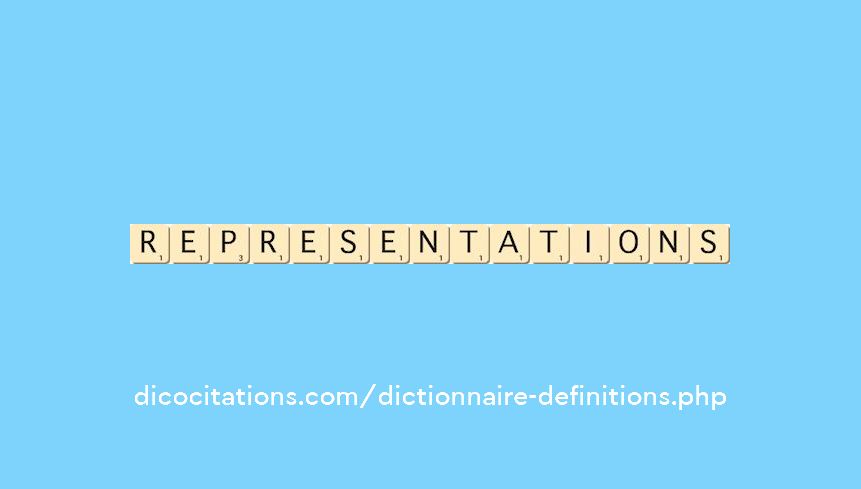 representations representations