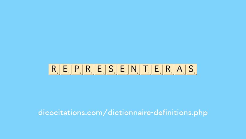 representeras representeras