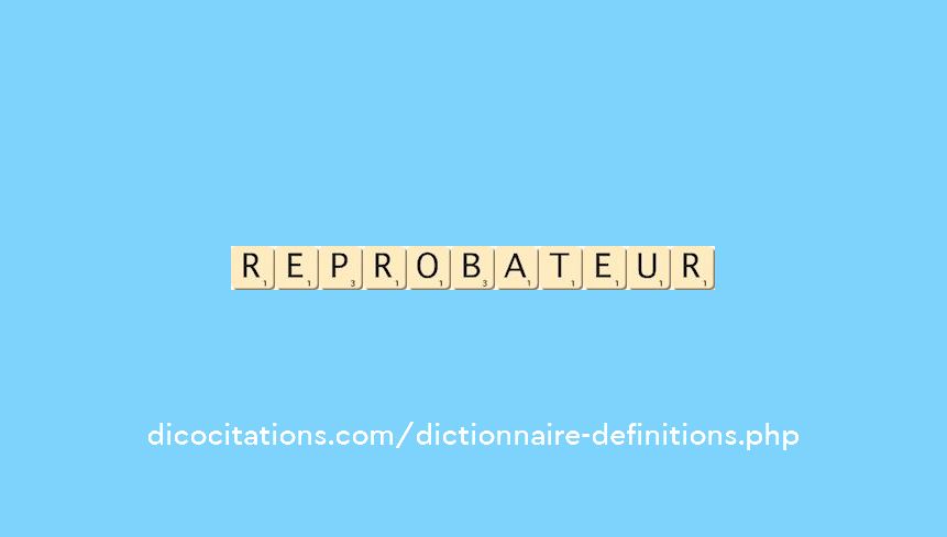 reprobateur