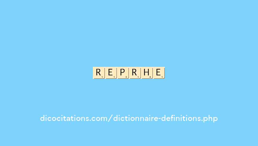 reproche