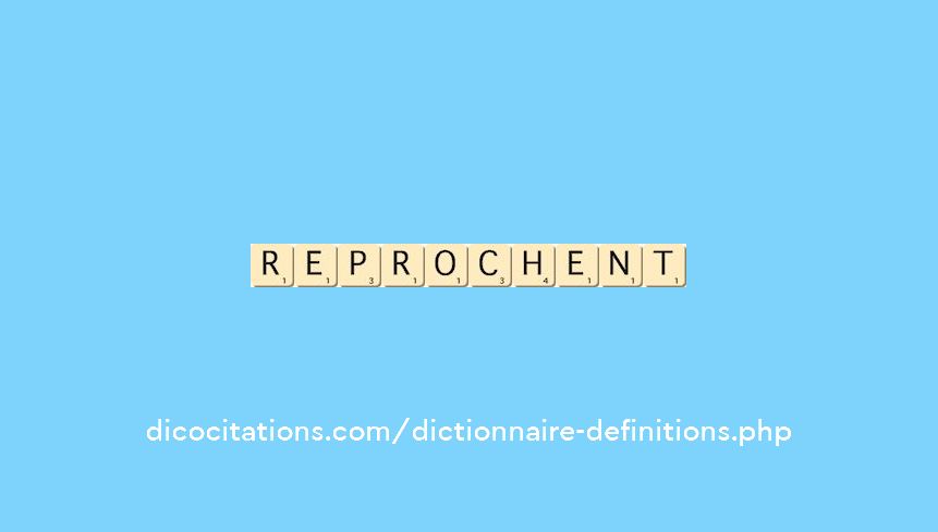 reprochent reprochent