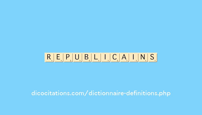 republicains
