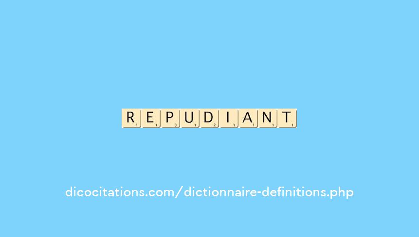 repudiant repudiant